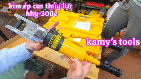 Kìm ép cos thủy lực HHY-300E TLP ép lục giác 11 tấn 16-300mm2