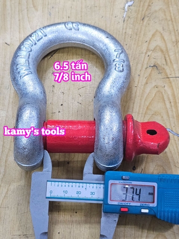 Ma ní omega 6.5 tấn 7/8 inch đường kính ty ren 25mm