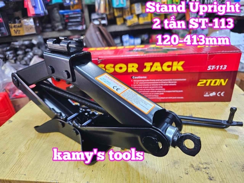 Kích con đội xếp chữ A 2 tấn Stand Upright ST-113 chiều cao 120mm-413mm chính hãng