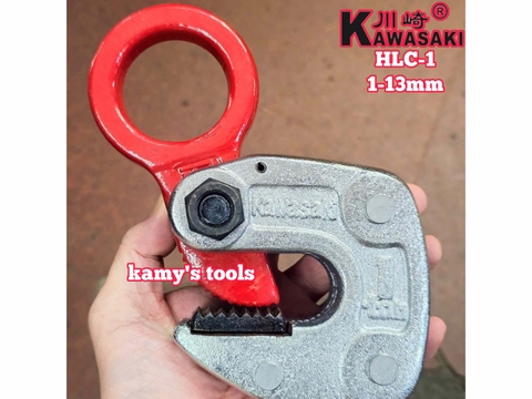 Kẹp tôn ngang 1 tấn Kawasaki HLC-1 kẹp 1-13mm