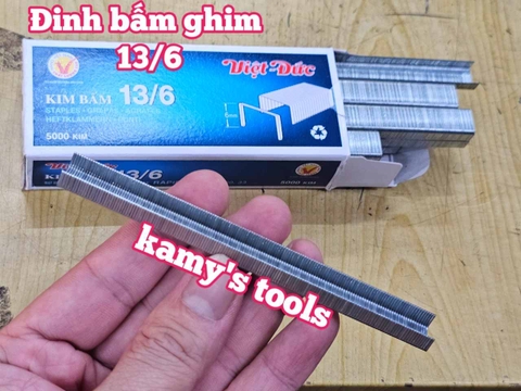 Đinh bấm ghim 13/6 Việt Đức hộp 5000 cái