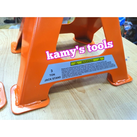 Con đội kê 3 tấn có chốt an toàn và lót chân, chân kê (loại lẻ 1 cái)