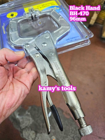 Kìm bấm chết miệng chữ C gật gù Black Hand BH-470 và BH-465 dài 11 inch 275mm mở miệng 96mm