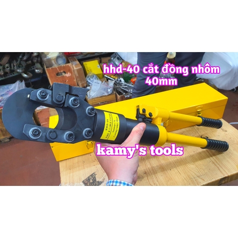 Kìm cắt cáp thủy lực hhd-40 cắt cáp điện đồng nhôm 40mm lực cắt 7 tấn