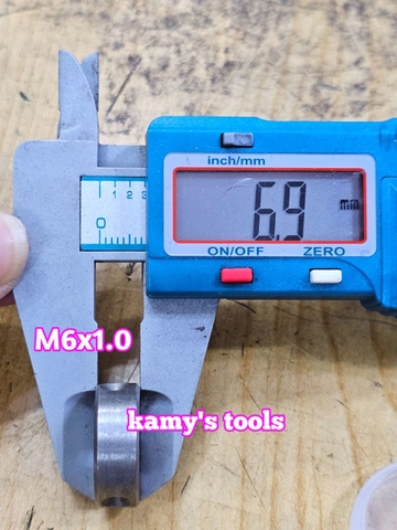 Bàn ren M6x1.0 (6x1.0) L+R+T (LRT) dụng cụ tạo ren ngoài bulong