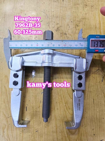Cảo 2 chấu chữ H trượt Kingtony 7962B-35 mở trong 60-125mm