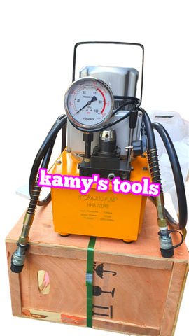 Bơm điện thủy lực 2 đường dầu HHB-700AB 750W 70mpa