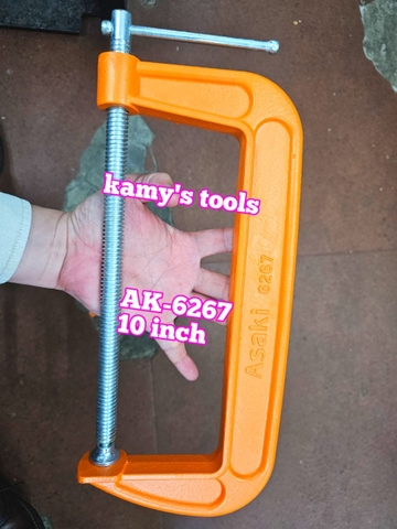 Cảo chữ C Asaki 10 inch 250mm Asaki AK-6267