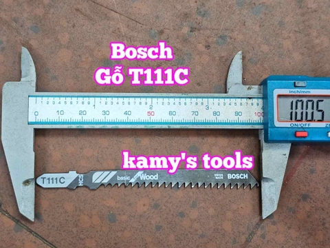 Bộ 5 lưỡi cưa lọng sắt kim loại T118A 2608631013 và gỗ T111C 2608630033 Bosch