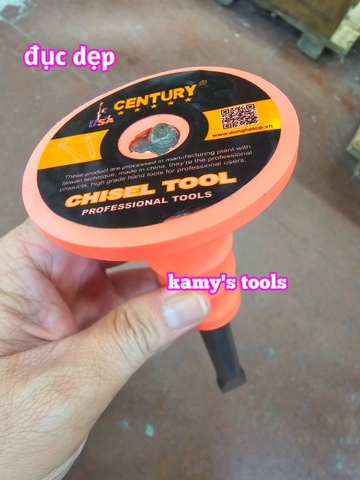 Đục nhọn đục dẹp có tay cầm bảo vệ dài 250mm 300mm Century