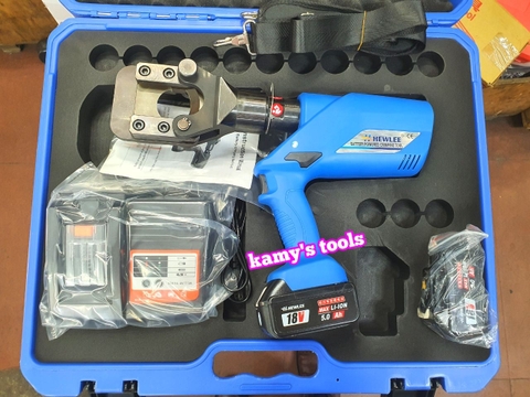 Kìm cắt cáp thủy lực dùng pin Hewlee HL-45 cắt đồng nhôm 45mm