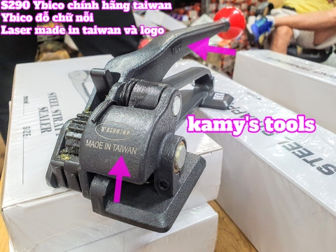 Dụng cụ kìm siết đai thép đai kiện hàng Ybico S290 3/8-3/4 inch tương đương 10-20mm chính hãng đài loan