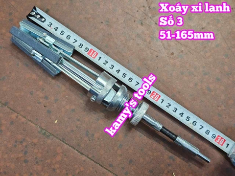 Dụng cụ doa mài xoáy lồng xy lanh động cơ 3 inch 51-165mm dài 300mm L+R+T và Bộ 3 đá mài (bán lẻ từng món)