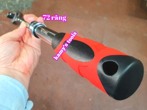 Cần siết tự động đảo chiều 1/2 inch TGT KING 72 răng cán có tăng đơ kéo dài 5 bậc chốt bi 300mm-430mm
