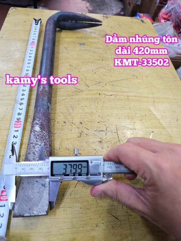 Dằm nhúng tôn dầm nắn tôn xà beng mỏ vịt sửa chữa tạo hình ô tô dài 380mm 420mm Kamytools KMT-33501 KMT-33502