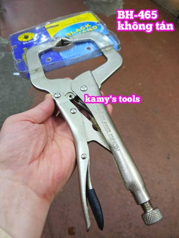 Kìm bấm chết miệng chữ C gật gù Black Hand BH-470 và BH-465 dài 11 inch 275mm mở miệng 96mm