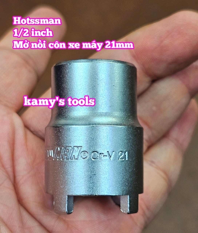 Dụng cụ mở tán nồi côn xe gắn máy 1/2 inch Hotssman 16mm 19mm 21mm đầu tuýp đầu khẩu mở nồi côn