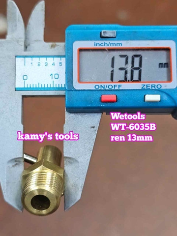 Vú mỡ ngạnh Wetools ren 9.6mm WT-6053A 13mm WT-6053B