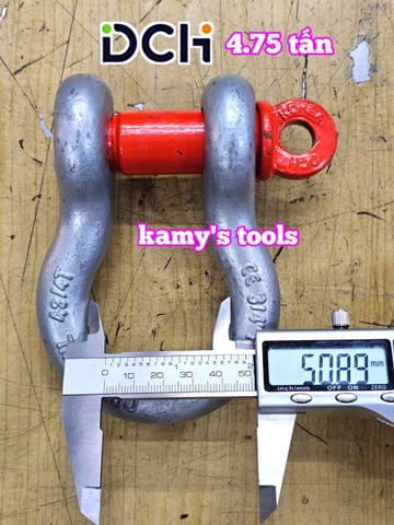 Ma ní omega chốt vặn ren SHBC-005 DCH 4.75 tấn 3/4 inch đường kính ty ren 22mm