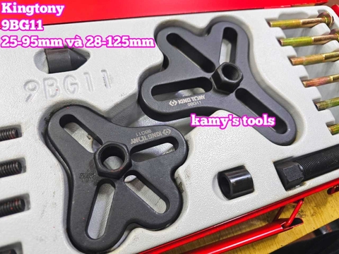 Bộ cảo vô lăng xe ô tô 18 chi tiết Kingtony 9BG11 2 đầu cảo 25-95mm và 28-125mm