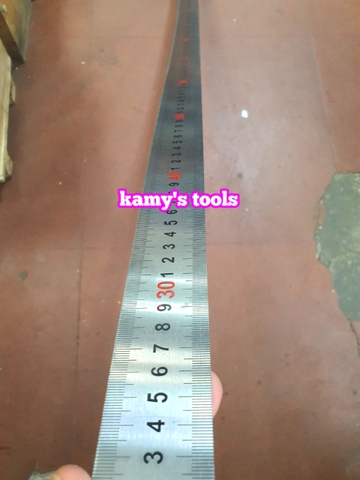 Thước lá inox 2m (2 mét) bản 38mm hệ mét Berrylion 070701200