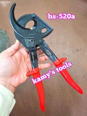 Kìm cắt cáp nhông DAJA HS-520A đồng nhôm 400mm2 hay 52mm trở lại, kìm cắt cáp trợ lực