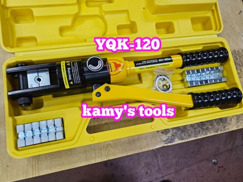 Kìm ép cos thủy lực YQK-120 10-120mm2 Manniu, kìm bấm cos Fresship Extra