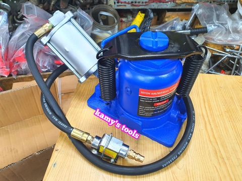 Kích con đội thủy lực dùng hơi 20 tấn 178mm-328mm cao cấp Kamytools
