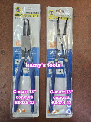 Kìm mở phe C-mart dài 13 inch 325rmm cong ra B0024-13 cong vô B0025-13