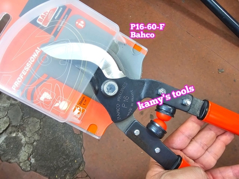 Kéo cắt tỉa cành cây đầu cong Bahco P16-60-F cắt cành 30mm dài 600mm