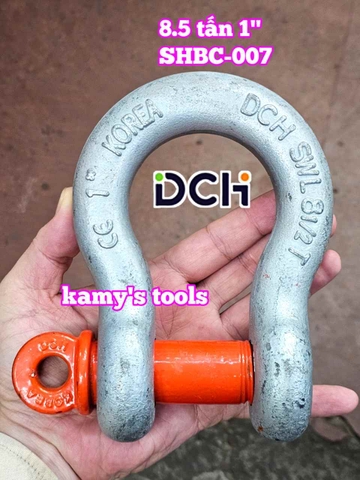 Ma ní omega chốt vặn ren SHBC-007 DCH 8.5 tấn 1 inch đường kính ty ren 28mm
