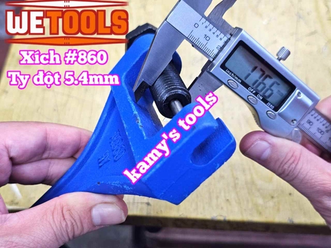 Dụng cụ cắt đột cảo tháo mắt xích sên xe công nghiệp nặng xích máy gặt máy cày 860 Wetools WT-HY-1075