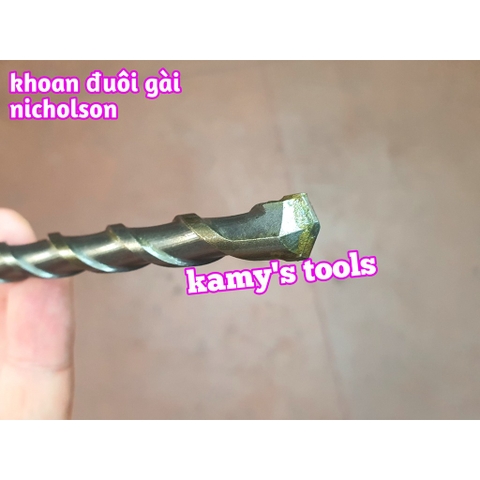 Mũi khoan bê tông đuôi gài Nicholson cao cấp 8mm 10mm 12mm 14mm 16mm
