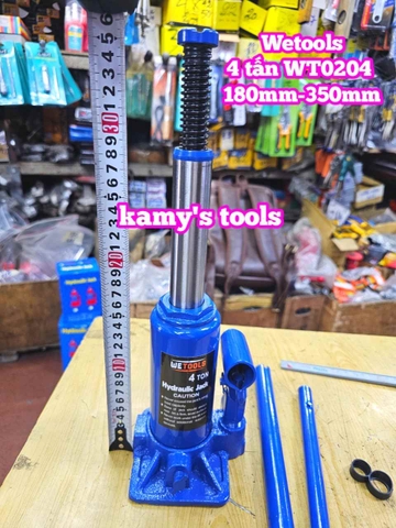 Kích con đội thuỷ lực 4 tấn Wetools WT0204 180mm-350mm