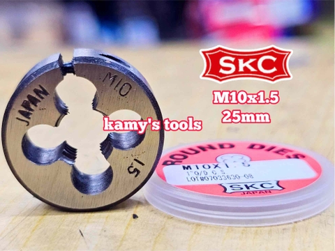 Bàn ren SKC M10x1.5 (10x1.5) đường kính 1 inch 25mm SKC-432510A