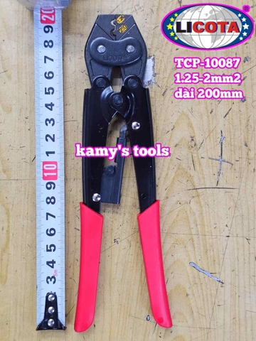 Kìm bấm cos Licota TCP-10087 dài 200mm 1.25-2mm2
