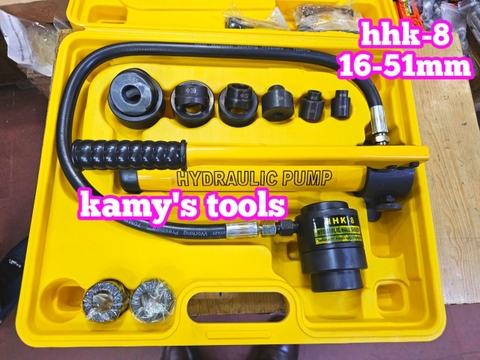16-51mm Dụng cụ đột lỗ tôn thủy lực TLP HHK-8 khuôn 16mm 20mm 26mm 32mm 39mm 51mm