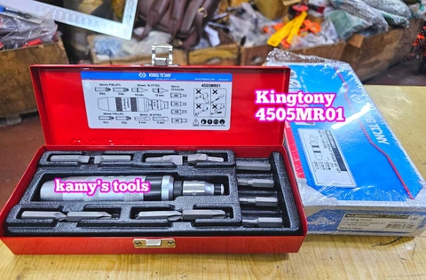 Bộ tua vít đóng tự động Kingtony 14 chi tiết 4505mr01, tô vít đóng