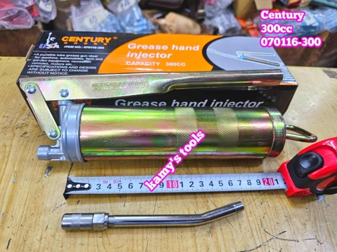 Bơm mỡ bằng tay 300cc Century 070116-300
