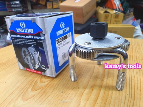 Vam cảo lọc nhớt lọc dầu chân tròn 3 chấu Kingtony 9AE43 9AE-43