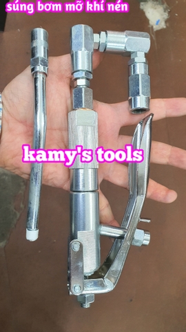 Tay bơm mỡ, dụng cụ bơm mỡ bò bằng khí nén