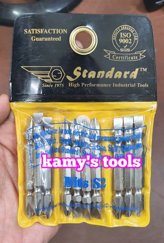 Mũi xiết bắn vít 2 đầu bake dẹp ph2 6mm đuôi 1/4 inch Standard dài 45mm 65mm 100mm 110mm 150mm 200mm 250mm (lẻ 1 cây)