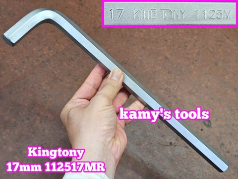 Lục giác đầu bằng 17mm Kingtony 112517MR dài 337mm