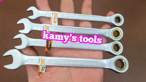 Cờ lê vòng miệng tự động Kapusi đủ kích cỡ 8mm-19mm