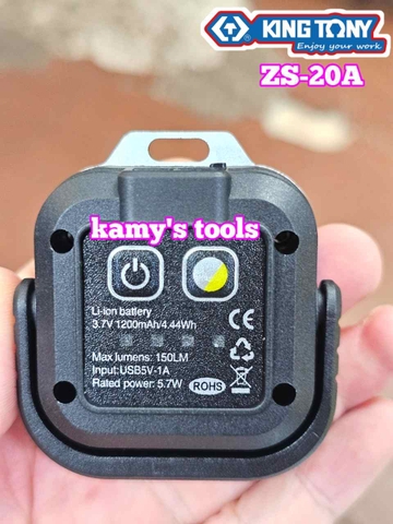 Đèn làm việc mini nhỏ gọn Kingtony ZS20A sạc type C độ sáng max 150 Lumen