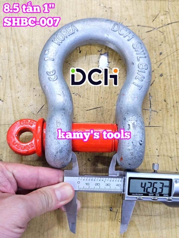 Ma ní omega chốt vặn ren SHBC-007 DCH 8.5 tấn 1 inch đường kính ty ren 28mm
