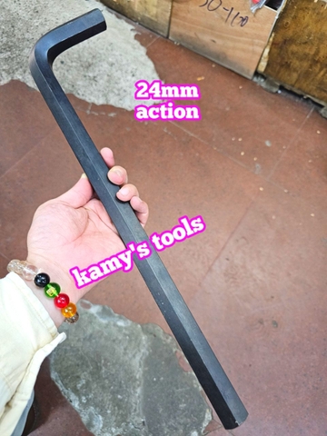 Lục giác 24mm thép đen cao cấp dài 470mm Action