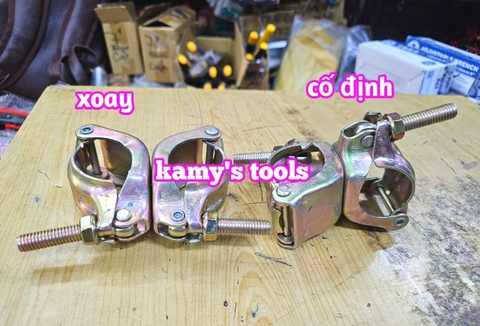 Cùm giàn giáo kẹp ống xoay và cố định kamytools