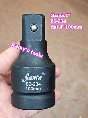 Cần tuýp nối khúc nối 1 inch Santa thép đen 4 inch 100mm 86-234
