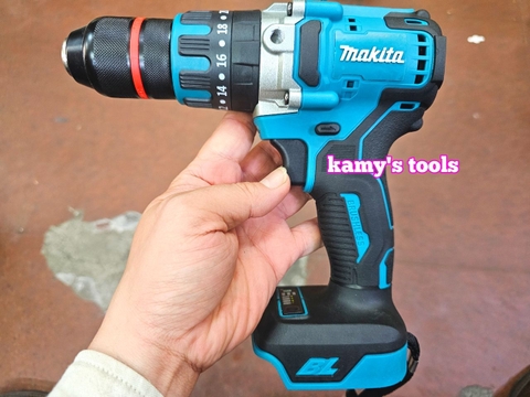 Máy khoan pin bắn vít không chổi than Makita đầu khoan tự động autolock 13mm loại 2